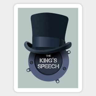 The King's Speech - Alternative Movie Poster Sticker